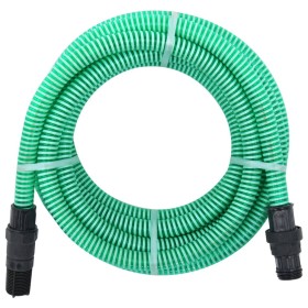 Suction hose with PVC connectors Green PVC 26 mm 7 m by , Garden hoses - Ref: Foro24-151071, Price: 36,83 €, Discount: %