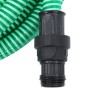 Suction hose with PVC connectors Green PVC 26 mm 7 m by , Garden hoses - Ref: Foro24-151071, Price: 37,62 €, Discount: %