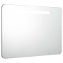 Mueble de baño con espejo LED 80x9,5x55 cm de vidaXL, Tocadores de baño - Ref: Foro24-285120, Precio: 139,78 €, Descuento: %