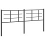 Black metal headboard 180 cm by , Headboards and footboards - Ref: Foro24-355597, Price: 37,99 €, Discount: %