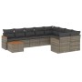 Set de sofás de jardín 10 pzas con cojines ratán sintético gris de , Conjuntos de jardín - Ref: Foro24-3226319, Precio: 622,7...