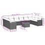 11-teiliges Gartensofa-Set und graue synthetische Rattankissen von , Gartensets - Ref: Foro24-3226333, Preis: 683,69 €, Rabat...