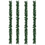 Christmas garlands 4 units green PVC 270 cm by vidaXL, Festive decorations - Ref: Foro24-284308, Price: 45,99 €, Discount: %