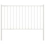 Fence panel and posts white powder coated steel 1.7x1m by vidaXL, fence panels - Ref: Foro24-145216, Price: 61,72 €, Discount: %