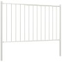 Fence panel and posts white powder coated steel 1.7x1m by vidaXL, fence panels - Ref: Foro24-145216, Price: 61,72 €, Discount: %