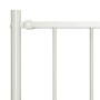 Fence panel and posts white powder coated steel 1.7x1m by vidaXL, fence panels - Ref: Foro24-145216, Price: 61,72 €, Discount: %