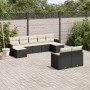 8-piece garden sofa set and black synthetic rattan cushions by , Garden sets - Ref: Foro24-3226399, Price: 538,80 €, Discount: %