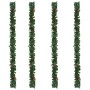 Christmas garlands with balls 4 units green PVC 270 cm by vidaXL, Festive decorations - Ref: Foro24-284309, Price: 54,99 €, D...