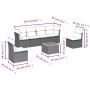 7-teiliges Gartensofa-Set und beigefarbene synthetische Rattankissen von , Gartensets - Ref: Foro24-3255883, Preis: 578,85 €,...