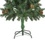 Árbol de Navidad artificial con piñas y brillo blanco 150 cm de vidaXL, Arboles de navidad - Ref: Foro24-284317, Precio: 45,1...