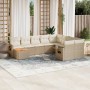 Garden sofa set with beige cushions 10 pieces synthetic rattan by , Garden sets - Ref: Foro24-3257059, Price: 846,35 €, Disco...