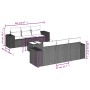 7-teiliges Gartensofa-Set und beige synthetische Rattankissen von , Gartensets - Ref: Foro24-3254646, Preis: 652,95 €, Rabatt: %