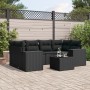 7-piece garden dining set and black synthetic rattan cushions by , Garden sets - Ref: Foro24-3254652, Price: 527,44 €, Discou...