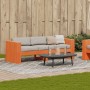 3-seater garden sofa in wax brown pine wood 189x60x62 cm by , Outdoor sofas - Ref: Foro24-844627, Price: 147,75 €, Discount: %