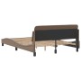 Estructura de cama cabecero cuero sintético capuchino 120x200cm de , Camas y somieres - Ref: Foro24-373162, Precio: 165,07 €,...