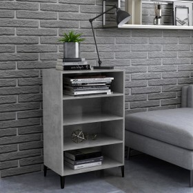 Concrete gray plywood sideboard 57x35x90 cm by , Sideboards - Ref: Foro24-806134, Price: 56,99 €, Discount: %