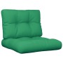 Cushions for pallets 2 units green fabric by , Cushions for chairs and sofas - Ref: Foro24-314503, Price: 33,99 €, Discount: %