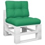 Cushions for pallets 2 units green fabric by , Cushions for chairs and sofas - Ref: Foro24-314503, Price: 33,99 €, Discount: %