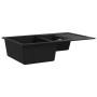 Kitchen sink with 2 black granite bowls by , Sinks - Ref: Foro24-142950, Price: 196,35 €, Discount: %