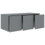 Gray plywood TV cabinet 80x34x30 cm by , TV Furniture - Ref: Foro24-801861, Price: 49,34 €, Discount: %