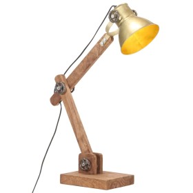 Industrial round brass table lamp 58x18x90 cm E27 by , Lamps - Ref: Foro24-320552, Price: 59,88 €, Discount: %