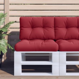 Cushions for pallets 2 units red fabric by , Cushions for chairs and sofas - Ref: Foro24-314507, Price: 33,99 €, Discount: %