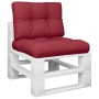 Cushions for pallets 2 units red fabric by , Cushions for chairs and sofas - Ref: Foro24-314507, Price: 33,99 €, Discount: %