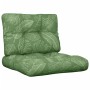 Cushions for pallets 2 units leaf print fabric by , Cushions for chairs and sofas - Ref: Foro24-360686, Price: 45,53 €, Disco...