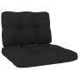 Garden chairs cushions 2 pcs black impregnated pine wood by , Garden chairs - Ref: Foro24-3065796, Price: 354,53 €, Discount: %