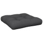 Cushions for pallets 2 units black fabric by , Cushions for chairs and sofas - Ref: Foro24-314505, Price: 35,99 €, Discount: %