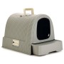 Curver Cat Litter Box with Gray Cover 51x38.5x39.5 cm by Curver, Cat litter boxes - Ref: Foro24-425570, Price: 96,21 €, Disco...