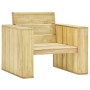 Garden chair and royal blue cushions impregnated pine wood by , Garden chairs - Ref: Foro24-3065751, Price: 161,97 €, Discoun...