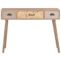 Console table with 3 drawers solid pine wood 100x30x73 cm by , Sideboards - Ref: Foro24-247384, Price: 127,87 €, Discount: %