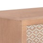 Console table with 3 drawers solid pine wood 100x30x73 cm by , Sideboards - Ref: Foro24-247384, Price: 127,87 €, Discount: %