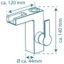 SCHÜTTE Grifo monomando de lavabo con caño en cascada ORINOCO de SCHÜTTE, Grifos - Ref: Foro24-425798, Precio: 126,57 €, Desc...