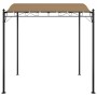 Steel and taupe gray fabric awning, 2x2.3 m, 180 g/m² by , Tents and gazebos - Ref: Foro24-362393, Price: 171,86 €, Discount: %