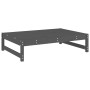 Bed frame with black metal headboard 100x200 cm by , Beds and slatted bases - Ref: Foro24-355556, Price: 73,96 €, Discount: %