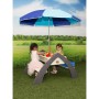 AXI Delta children's picnic table gray and white A031.023.00 by AXI, Garden tables - Ref: Foro24-411762, Price: 187,63 €, Dis...