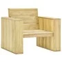 Garden chairs cushions 2 pcs beige impregnated pine wood by , Garden chairs - Ref: Foro24-3065792, Price: 354,53 €, Discount: %