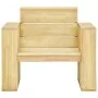 Garden chairs cushions 2 pcs beige impregnated pine wood by , Garden chairs - Ref: Foro24-3065792, Price: 354,53 €, Discount: %