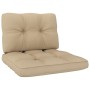 Garden chairs cushions 2 pcs beige impregnated pine wood by , Garden chairs - Ref: Foro24-3065792, Price: 354,99 €, Discount: %