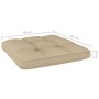 Sillas de jardín cojines 2 uds beige madera de pino impregnada de , Sillas de jardín - Ref: Foro24-3065792, Precio: 354,53 €,...