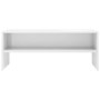 Glossy white plywood TV cabinet 100x40x40 cm by vidaXL, TV Furniture - Ref: Foro24-800051, Price: 55,50 €, Discount: %