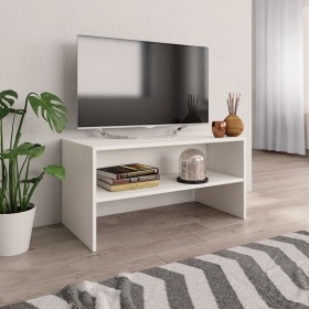 Mueble para TV madera contrachapada blanco 80x40x40 cm de vidaXL, Muebles TV - Ref: Foro24-800054, Precio: 39,26 €, Descuento: %