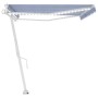 Automatische Markise LED-Windsensor blau und weiß 500x300 cm von , Markisen - Ref: Foro24-3069591, Preis: 778,80 €, Rabatt: %