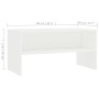 Weißer TV-Schrank aus Sperrholz, 80 x 40 x 40 cm von vidaXL, TV-Möbel - Ref: Foro24-800054, Preis: 39,85 €, Rabatt: %