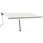 Toldo de pie retráctil manual crema 450x350 cm de , Toldos - Ref: Foro24-3069837, Precio: 522,28 €, Descuento: %