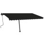 Toldo de pie retráctil manual gris antracita 450x300 cm de , Toldos - Ref: Foro24-3069759, Precio: 424,71 €, Descuento: %