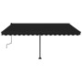 Toldo de pie retráctil manual gris antracita 450x300 cm de , Toldos - Ref: Foro24-3069759, Precio: 424,71 €, Descuento: %