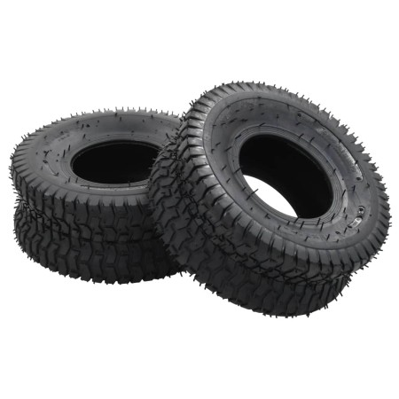 Set of wheels and inner tubes for wheelbarrow rubber 15x6.00-6 4PR by vidaXL, Forklift parts - Ref: Foro24-145274, Price: 54,...